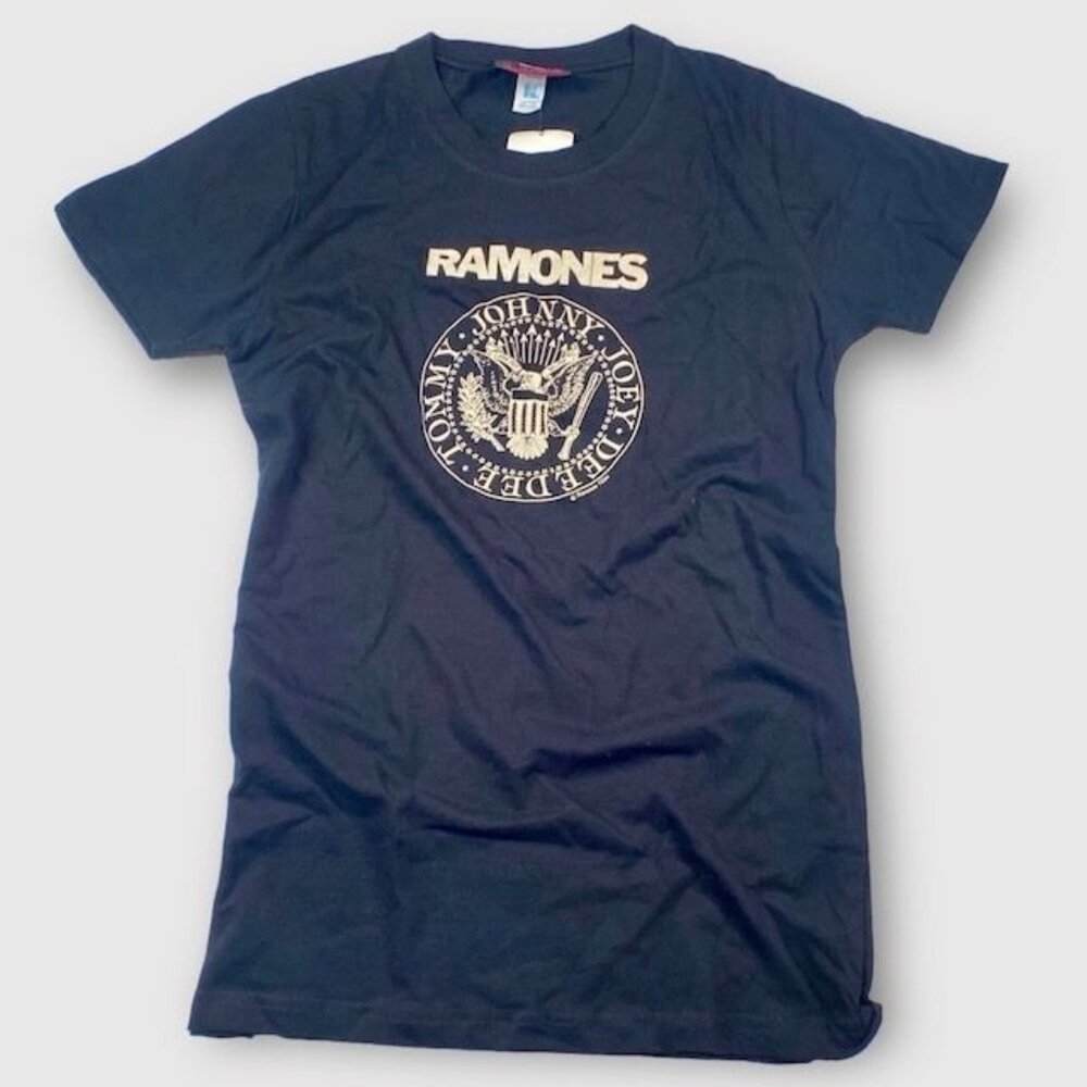 NWOT Ramones Rock Band Tee Shirt Black Size Large